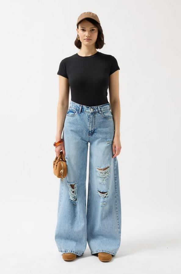 Likralı Basic T-Shirt