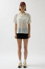 Polo Yaka Transparant-Shirt