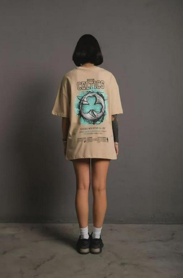 Sırt Baskılı T-Shirt