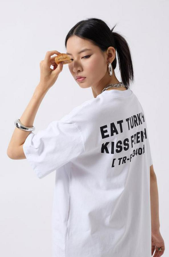 Turkish Sırt Baskılı Oversize T-Shirt