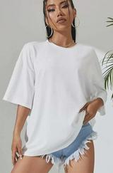 Unisex Baskılı Oversize T-Shirt