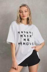 Unisex Baskılı Oversize T-Shirt