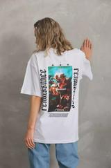 Unisex Baskılı Oversize T-Shirt