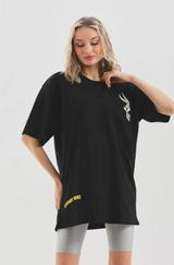 Unisex Baskılı Oversize T-Shirt