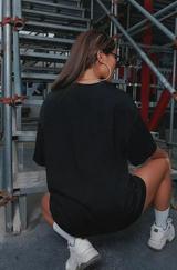 Unisex Baskılı Oversize T-Shirt