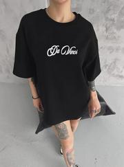 Unisex Baskılı Oversize T-Shirt