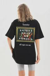 Unisex Baskılı Oversize T-Shirt