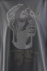 Unisex Taş Desenli Oversize T-Shirt