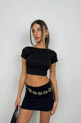 Yarım Kol Basic T-Shirt