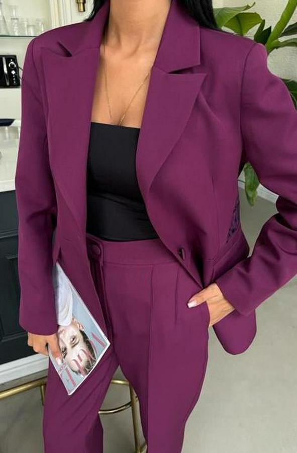 Sırt Dantel Detay Premium Takım Elbise 10031