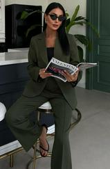 Sırt Dantel Detay Premium Takım Elbise 10031