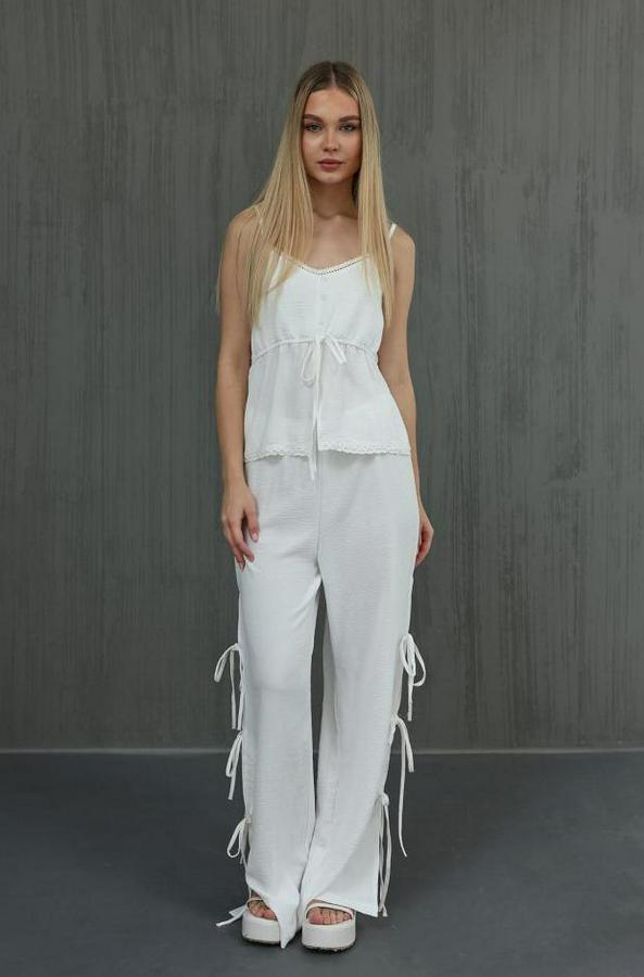 Fiyonklu Bluz Takım