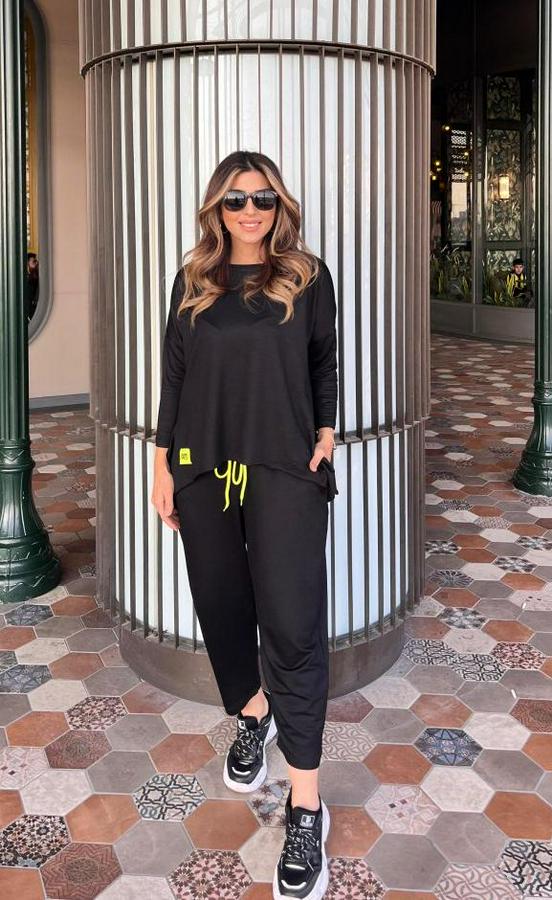 Iki Iplik Viskon Pamuk Kumaş Arma Detaylı Ikili Takım