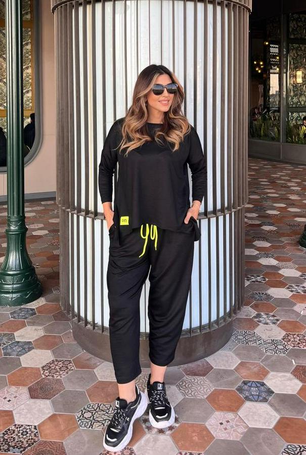 Iki Iplik Viskon Pamuk Kumaş Arma Detaylı Ikili Takım