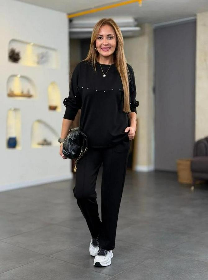 Inci Detay Modal Kumaş Ikili Takım