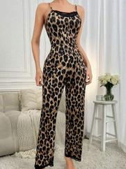 Ip Askılı Yakası Dantelli Bluz Ve Pijama Sandy Ikili Takım