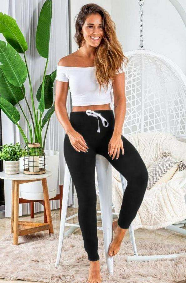 Kısa Kollu Madonna Yaka Viskon Crop Bluz Cepli Iki Iplik Eşofman Takım