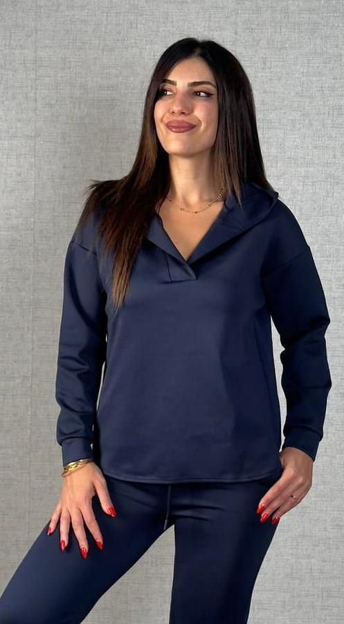 Uzun Kollu Kapüşonlu Ikili Takım