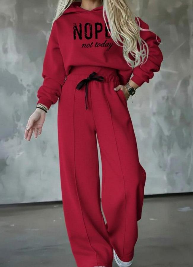 Uzun Kollu Nope Baskılı Beli Ribanalı Ikili Takım