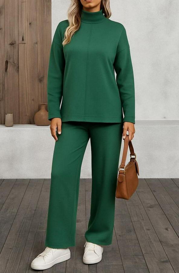 Uzun Kollu Triko Ikili Takım