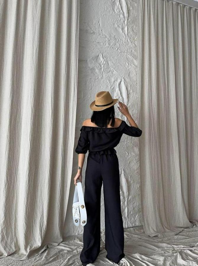 Keten Madonna Yaka Kol Hasir Şerit