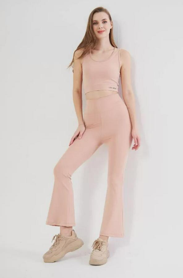 Dalgıç Yüksel Bel Ispanyol Paça Tayt