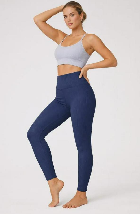 Fitilli Full Likralı Yüksek Bel Toparlayıcı Tayt Günlük Ve Spor Kullanım