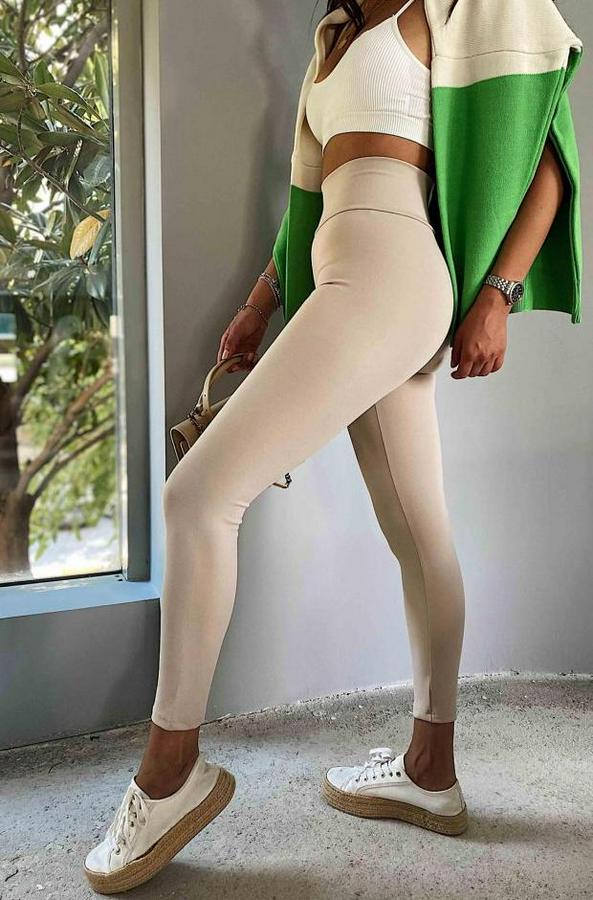 Yüksek Bel Içi Şardonlu Fırsat Ürün Toparlayıcı Tayt