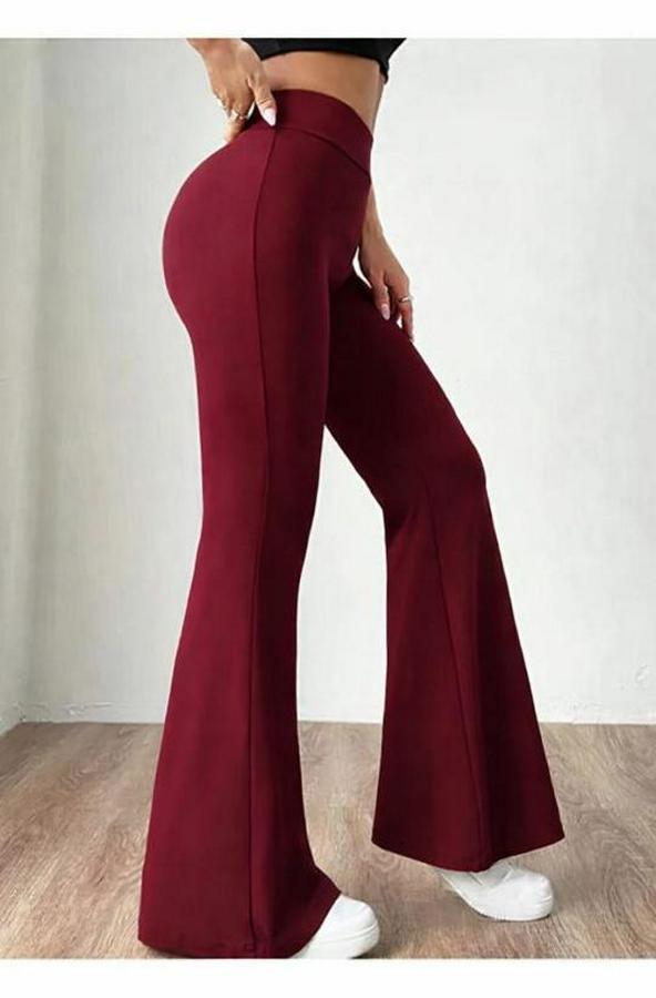 Yüksek Bel Ispanyol Paça Tayt