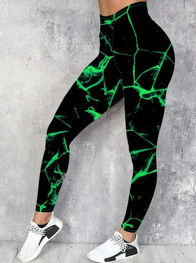 Yüksek Bel Renk Detaylı Dalgıç Tayt