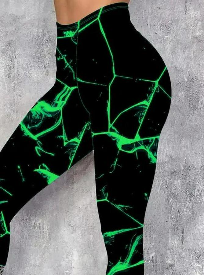 Yüksek Bel Renk Detaylı Dalgıç Tayt