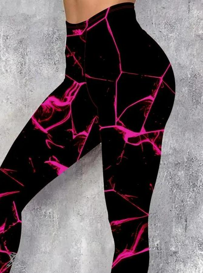 Yüksek Bel Renk Detaylı Dalgıç Tayt