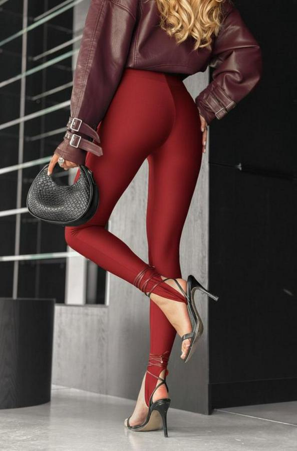 Yüksek Bel Topuk Altından Geçmeli Dalgıç Tayt