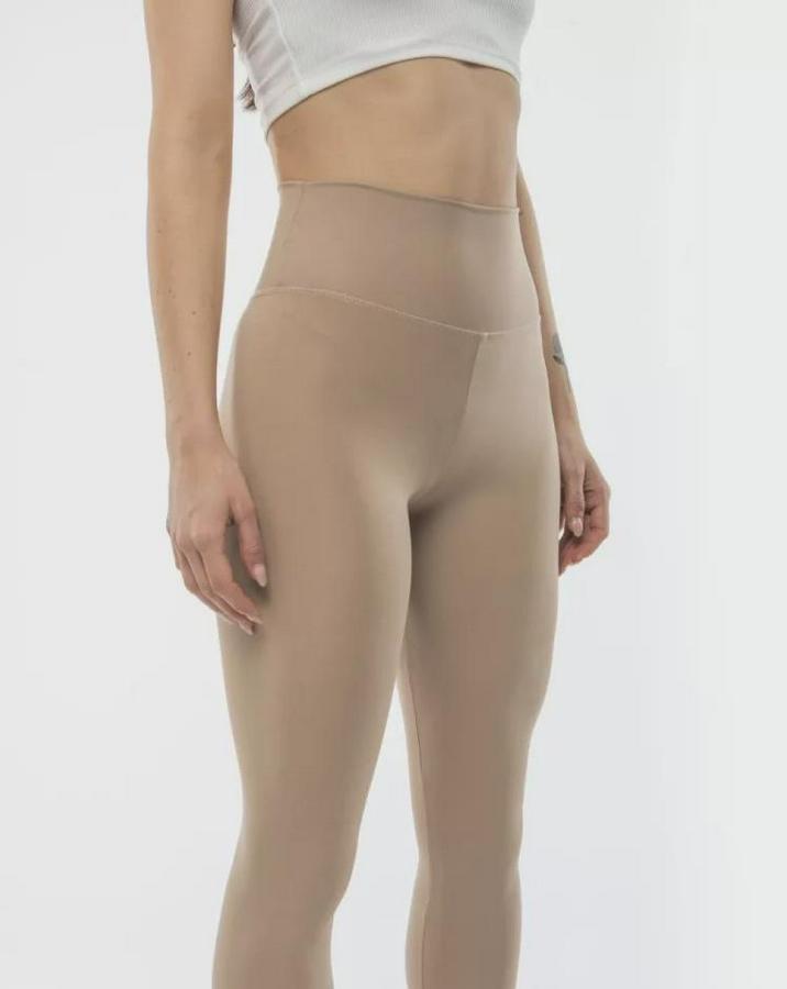 Yüksek Bel Sporcu Düz Tayt