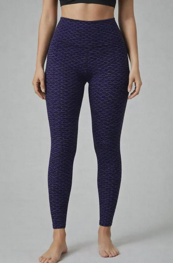 Yüksek Bel Toparlayıcı Likralı Büzgülü Tayt