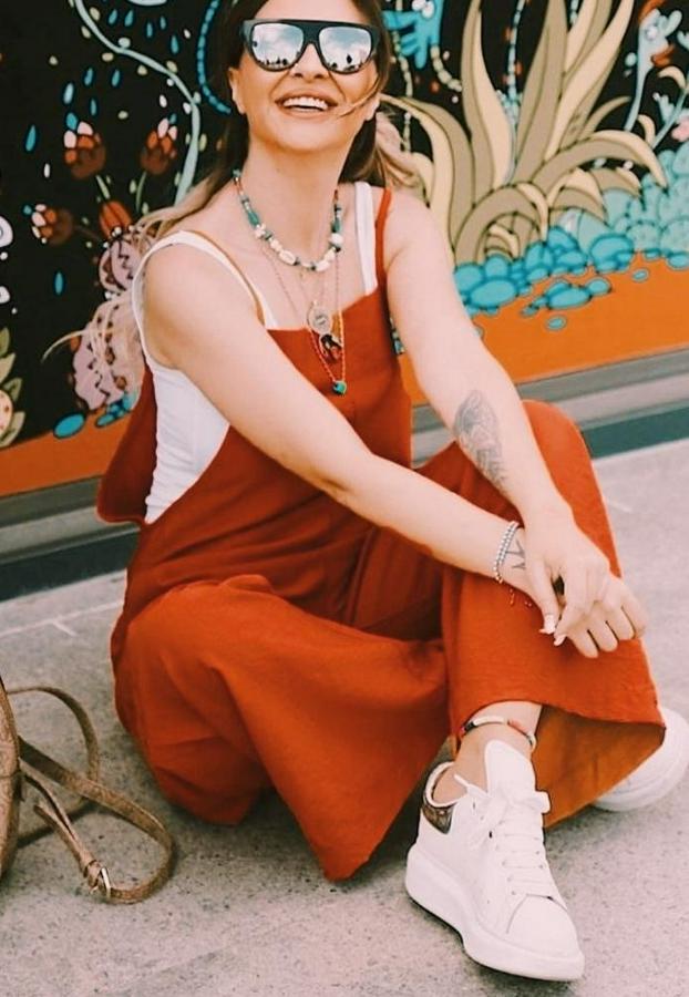 Atlet Dahil Aerobin Kumaş Tulum