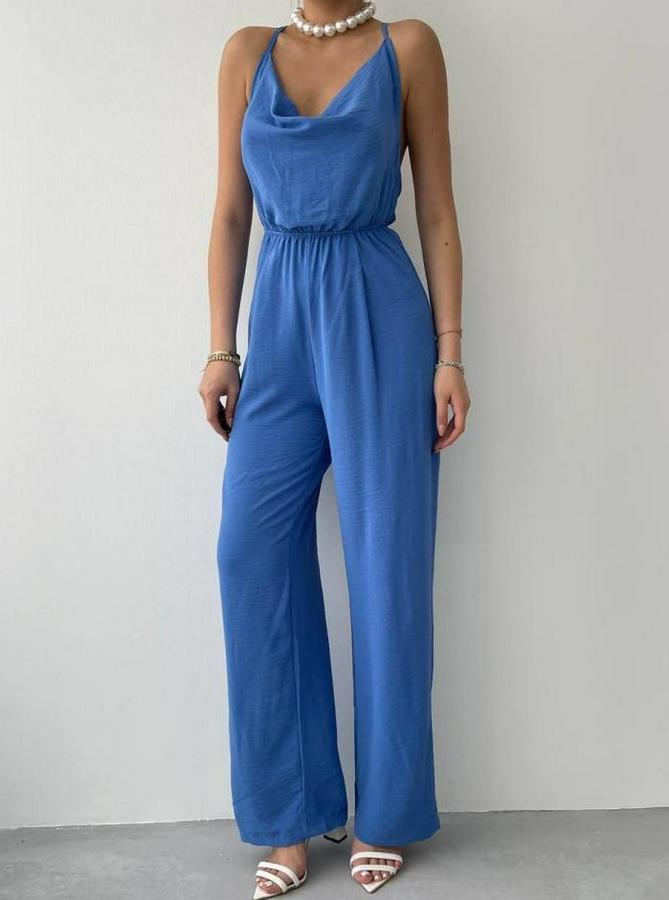 Darcy Sırt Dekolteli Tulum