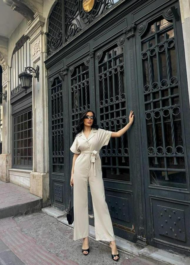 Keten Tulum Bel Bağlama Detayli