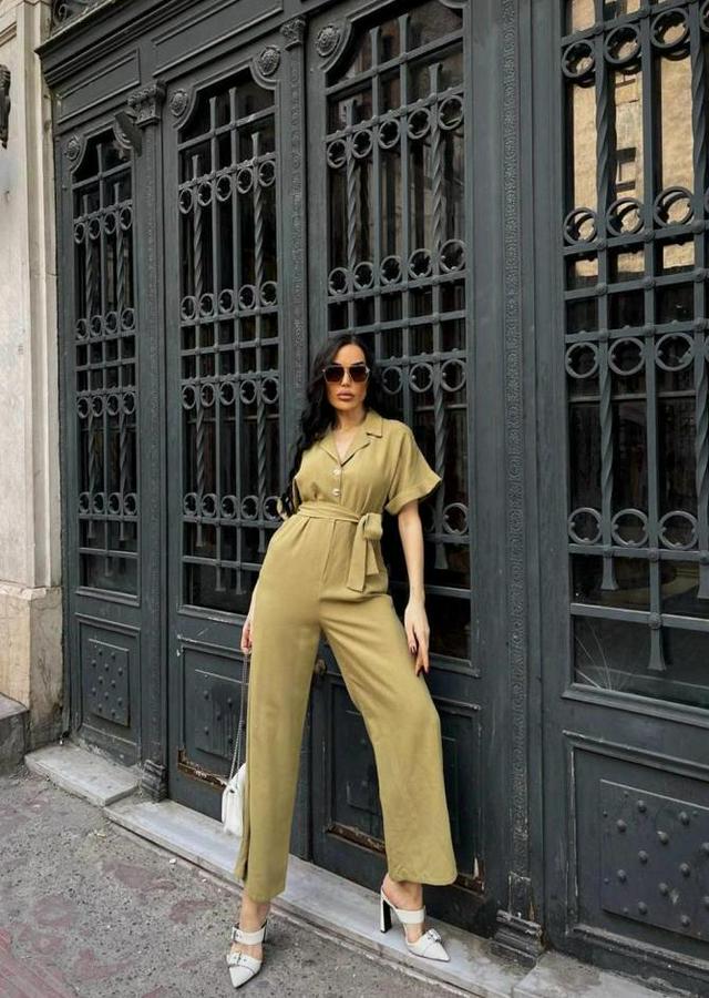 Keten Tulum Bel Bağlama Detayli