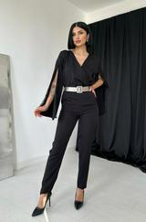 Siyah Yırtmaçlı Tulum