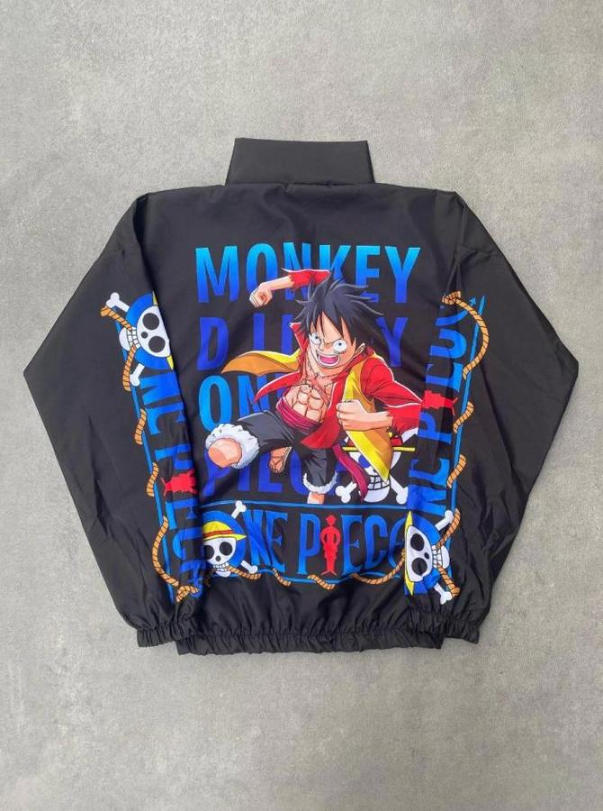 Unisex Fermuarlı Dijital Baskılı Rüzgarlik