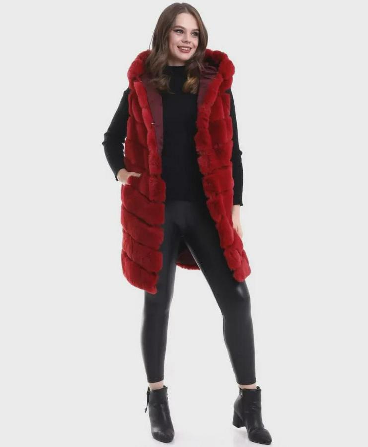 Reks Kapüşonlu Yelek