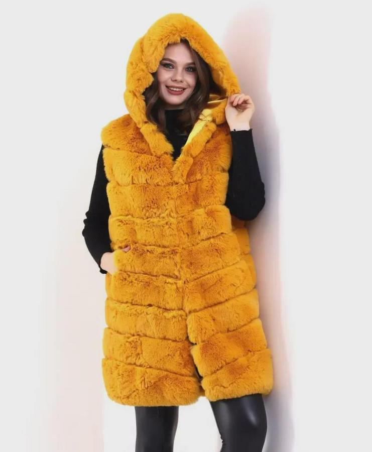 Reks Kapüşonlu Yelek