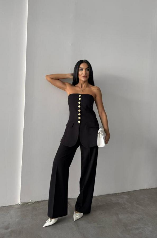 Tasarim Gold Düğmeli Strablezyelek