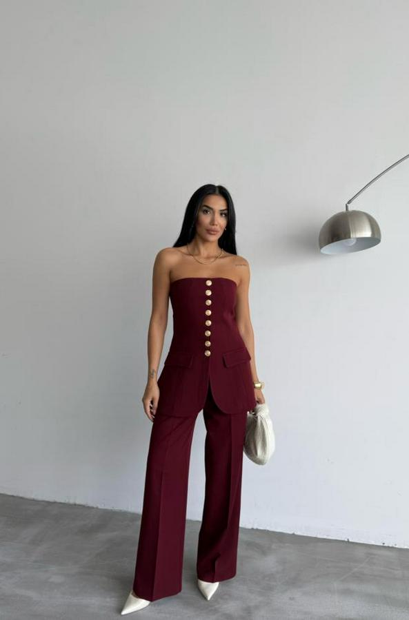 Tasarim Gold Düğmeli Straplezyelek