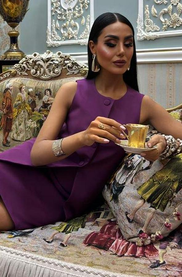 Uzun Yelekli Ve Mini Etekli Double Takım 10108